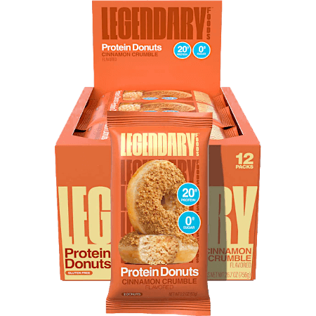 Legendary Protein Donuts - Cinnamon Crumble Flavoured